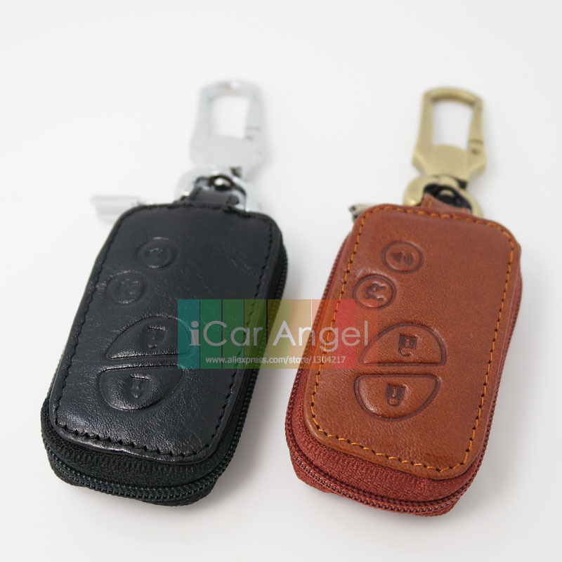 4 ư Ű Ȳ  IS250 ES350 GS350 LS460 IS350 RX350 LX570 GS  SC ø   ڵ Ű ̽ Ŀ/Genuine Leather Car Key Case Cover for Lexus IS250 ES350 GS3